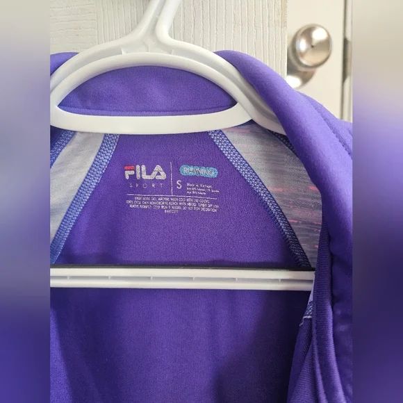 Fila Women's Purple Full-Zip Performance Jacket S - Picture 3 of 6